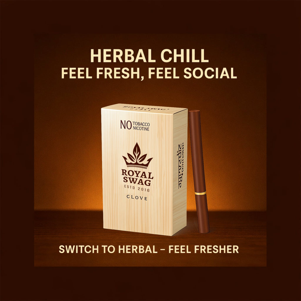 Ayurvedic Herbal Clove + Mint Flavor Cigarettes (20 + 20 Sticks)