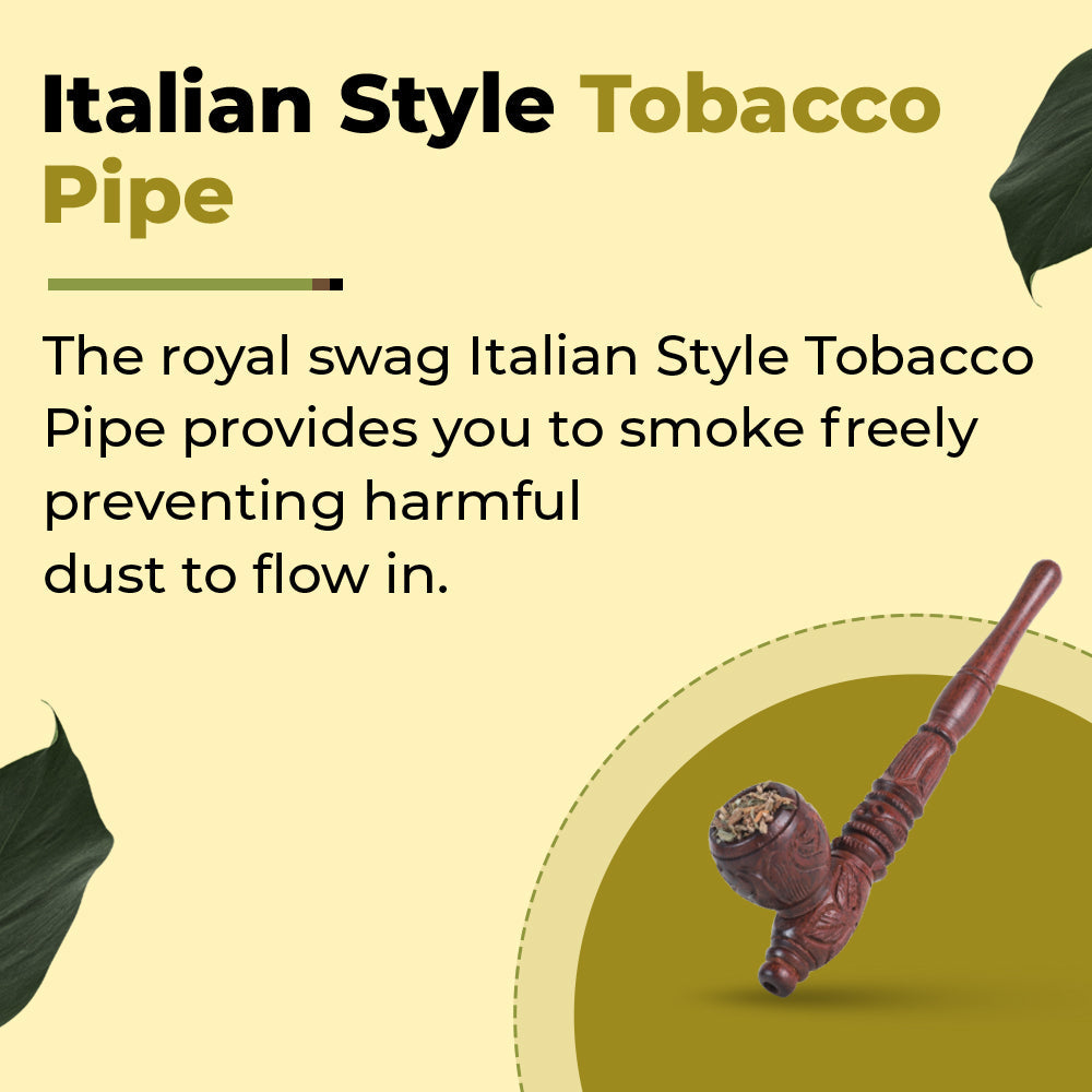 Traditional Wooden Smoking Antique Pipe