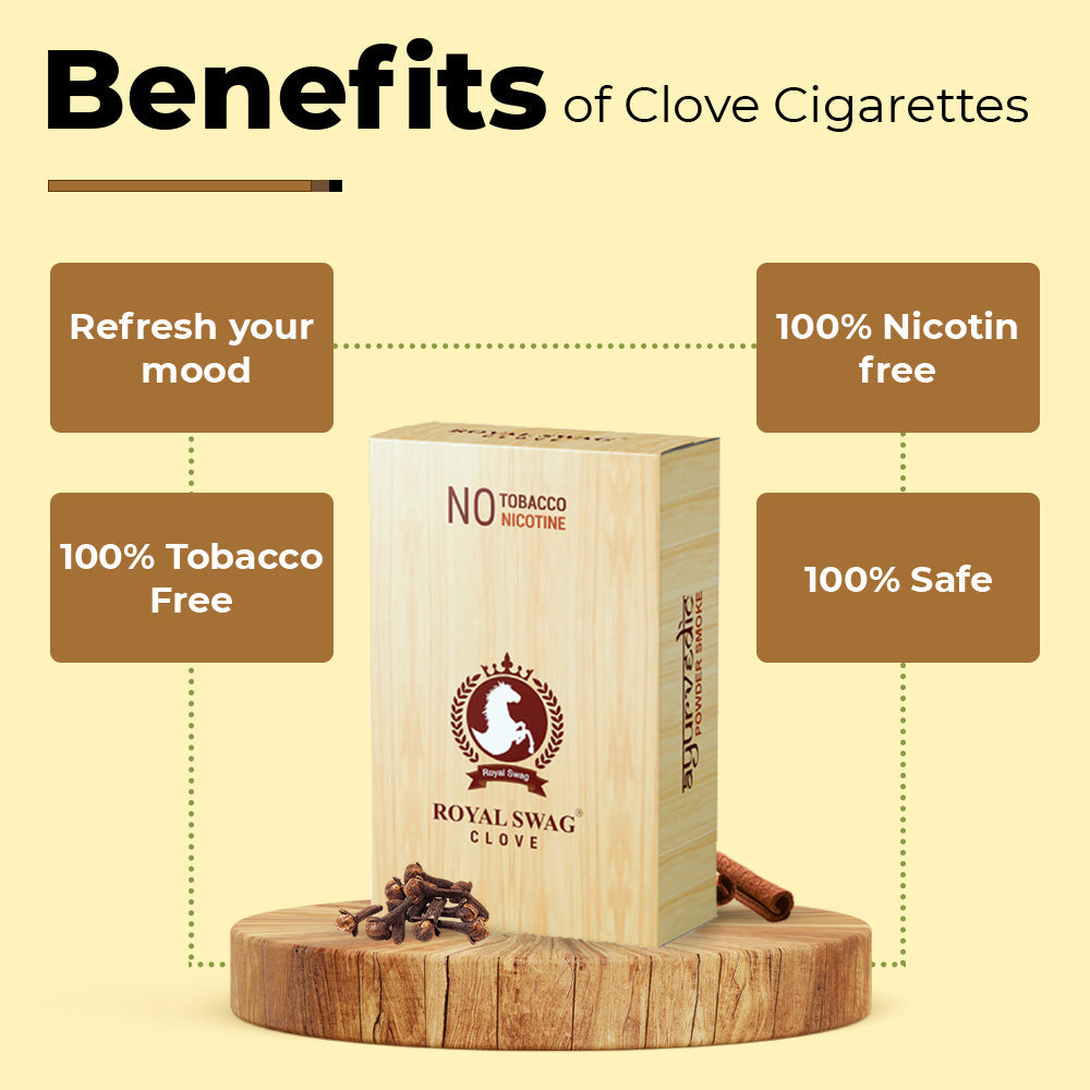 Herbal Clove Cigarettes King Size 20 Sticks Packet