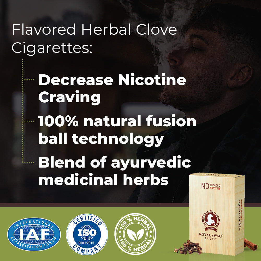 Herbal Clove Cigarettes King Size 20 Sticks Packet